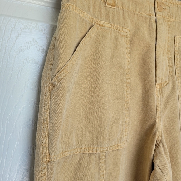 Universal Thread 100% Cotton Khaki  Straight Leg Pants Women's Size 4 - Picture 5 of 14